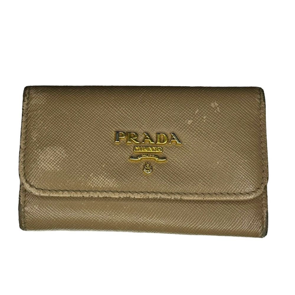 Prada Tan Key Holder